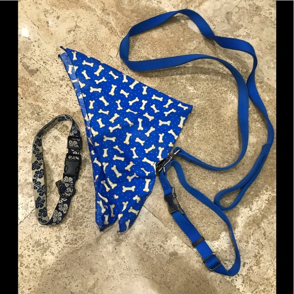 🐶 PET SUPPLIES - Dog Bundle - Collars, Leash, Scarf - Picture 1 of 10